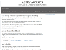 Tablet Screenshot of abbey.org.uk